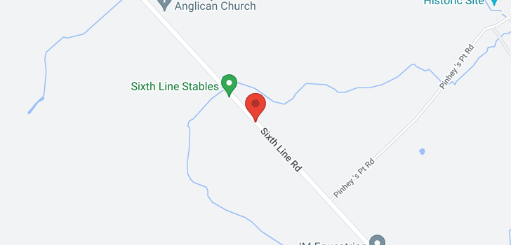 map of 2481 SIXTH LINE RD